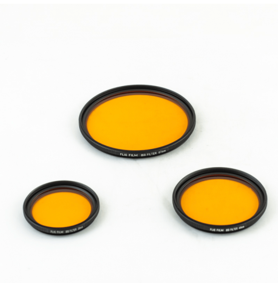 Flic Film 85B Color Conversion Filter 62mm - Perfect for DSLR & Mirrorless Cameras, Enhances Warm Tones in Daylight Photography