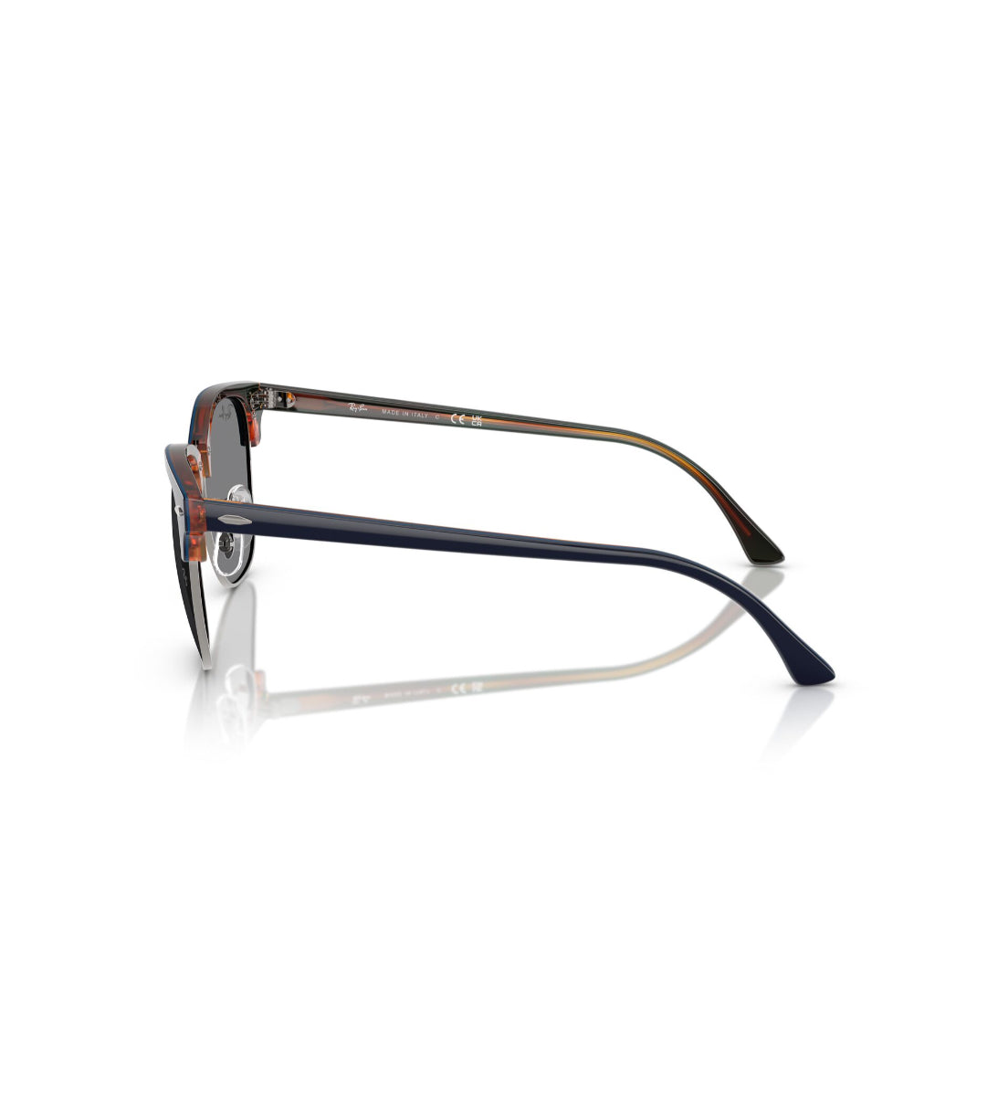 Ray Ban Clubmaster Sunglasses - Classic Retro Square Frame with Polarized Lenses - UV Protection for Men & Women - Perfect for Driving, Outdoor Activities & Fashion Accessories