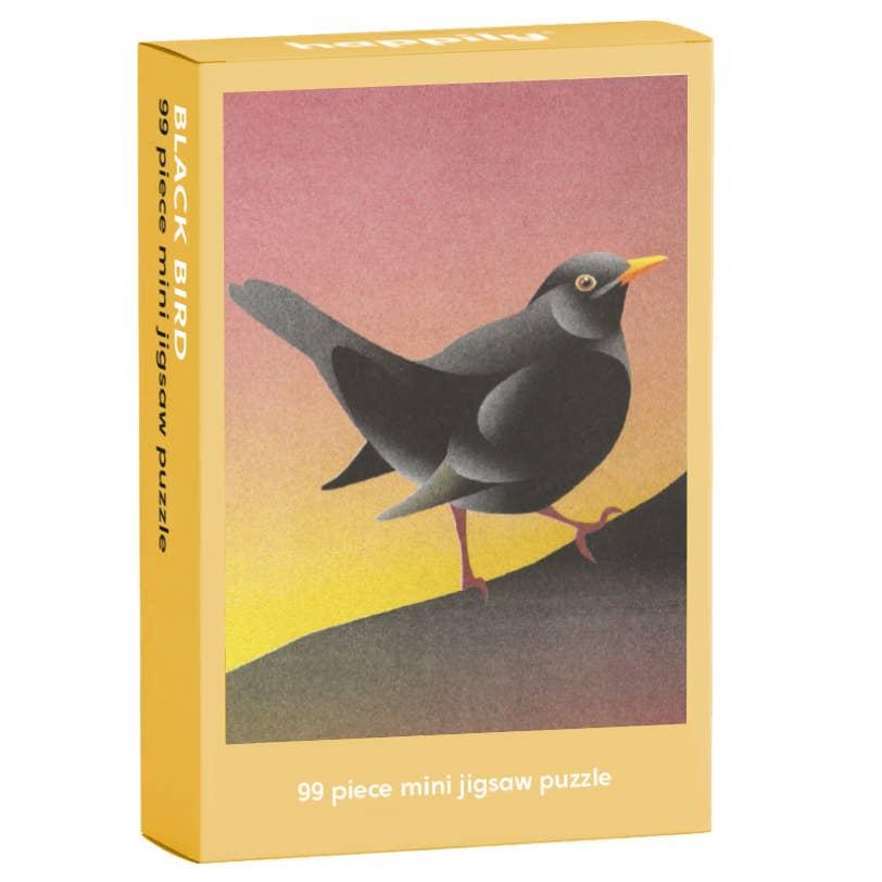 Blackbird 99 Piece Mini Jigsaw Puzzle - Fun & Challenging Puzzle Game for Kids & Adults - Perfect for Family Game Night, Travel & Classroom Activities