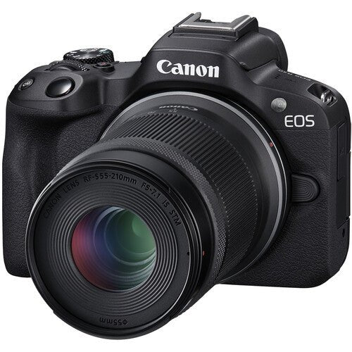 Canon EOS R50 Mirrorless Digital Camera with 18-45mm & 55-210mm Lenses Kit - 4K Video, Dual Pixel AF, Black | Perfect for Travel, Vlogging & Photography Enthusiasts