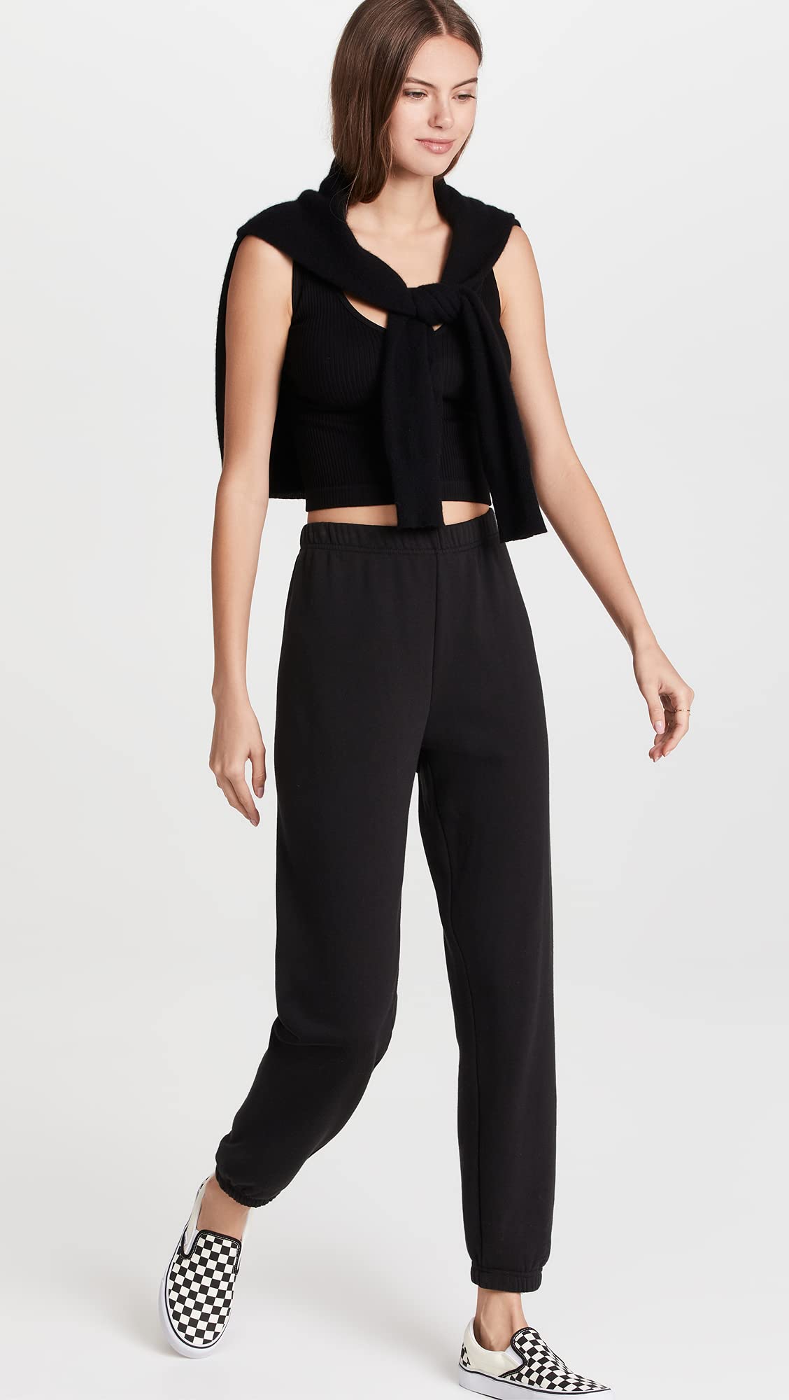 Free People Women's Solid Rib Brami - Soft Stretch Cotton Bralette for Everyday Comfort | Perfect for Yoga, Lounge & Layering