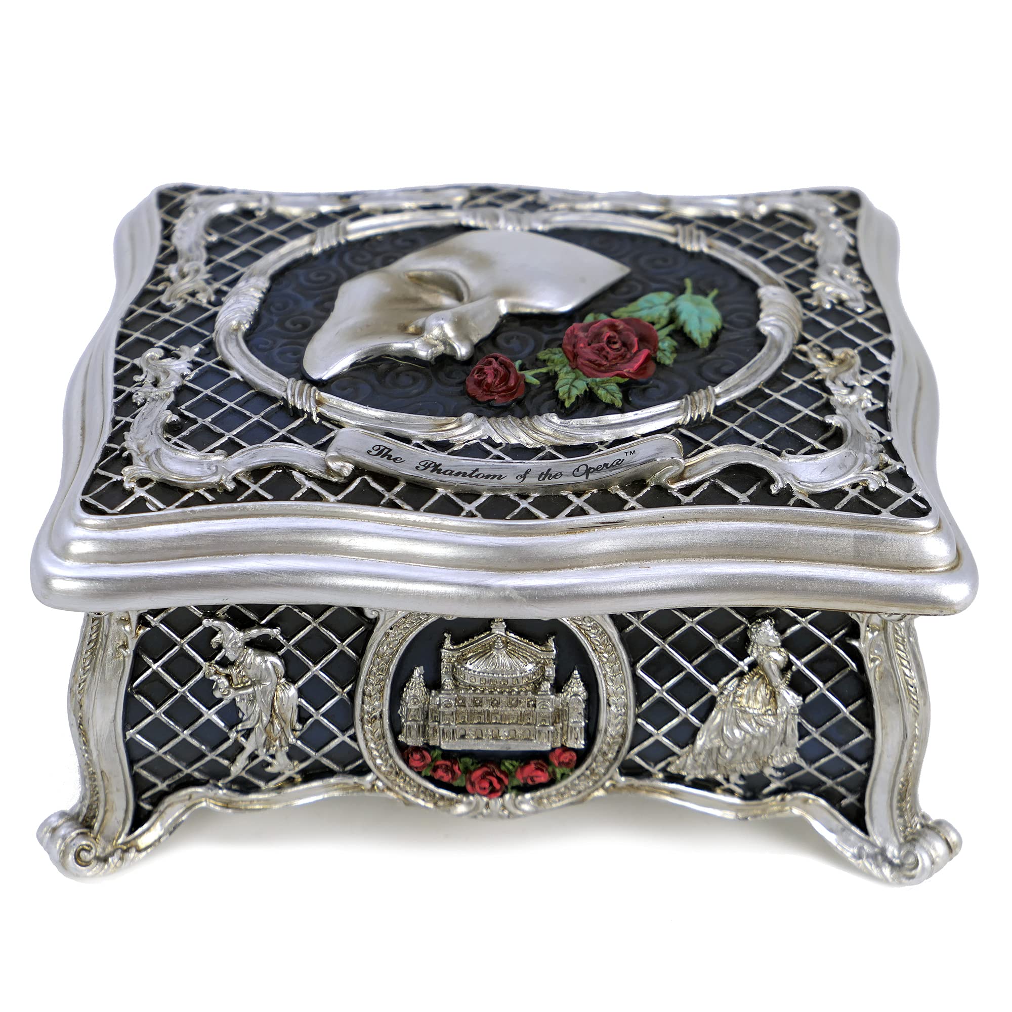 Phantom of The Opera Jewelry Music Box - Elegant Collectible Gift for Fans | San Francisco Music Box | Perfect for Home Decor, Theater Lovers & Special Occasions