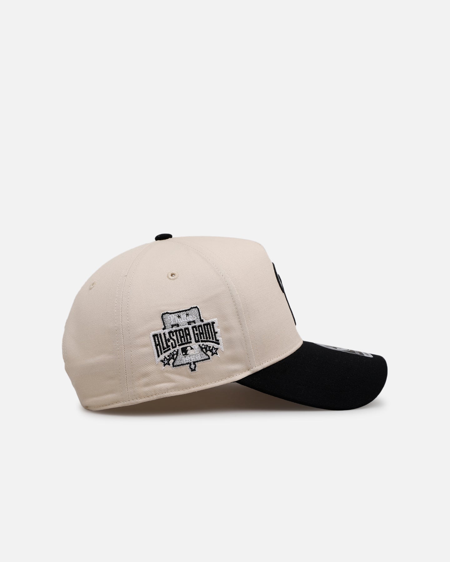 47 Brand Philadelphia Phillies 'Herringbone' 47 Offside Snapback Hat - Adjustable Natural/Black Baseball Cap for Men & Women - Perfect for Sports Fans, Casual Wear & Game Day Outfits