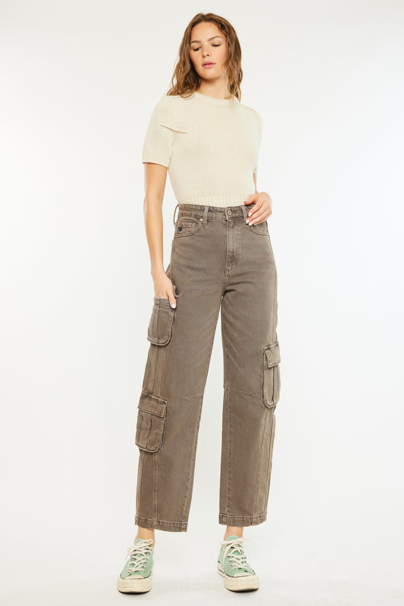Vale High Rise Slim Balloon Fit Jeans for Women - Stretchy Comfort Denim Pants for Casual Wear & Everyday Outfits