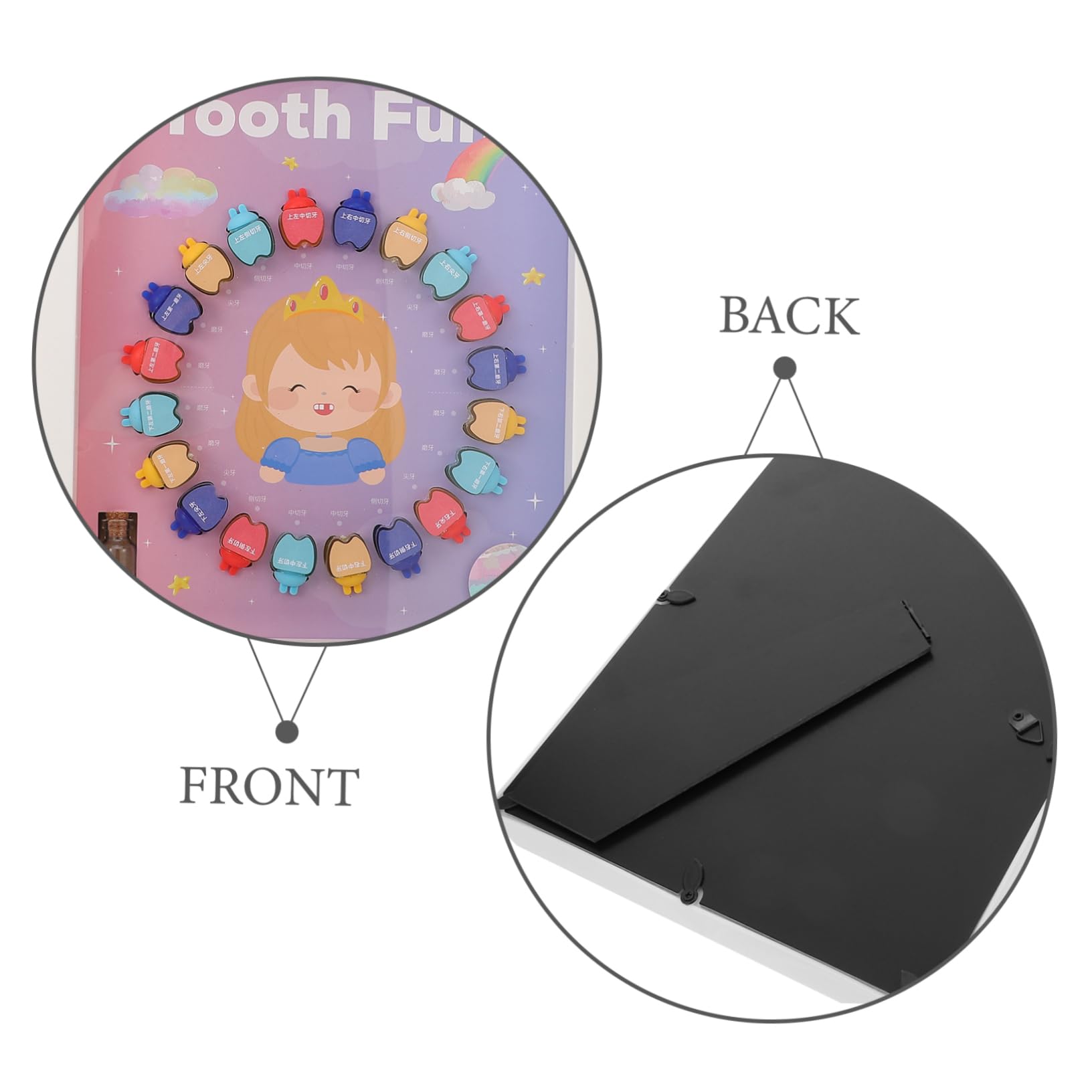 KOMBIUDA Teeth Storage Box Set - Kids Tooth Holder Case for Baby Teeth & Fetal Hair Keepsake - Perfect for Organizing and Preserving Children's First Teeth & Special Memories