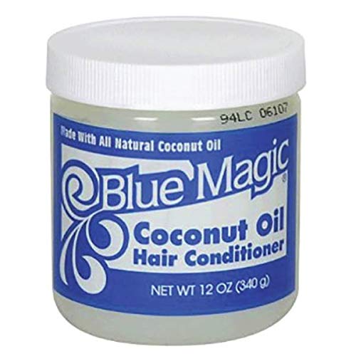 Blue Magic Coconut Hair Conditioner 12oz (354ml) - 6 Pack for Deep Moisturizing & Frizz Control - Perfect for Dry, Damaged & Curly Hair at Home or Salon