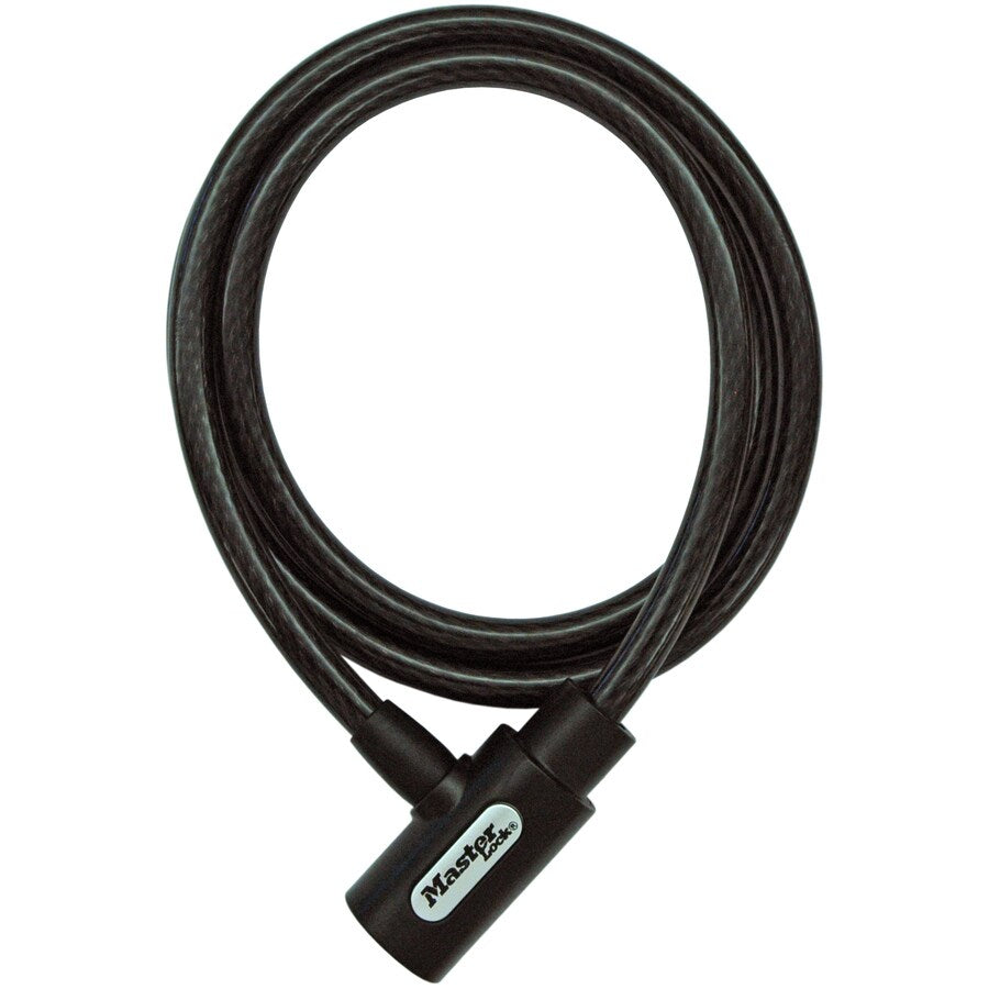 MasterLock Locking Cable with Key – 5 Feet Long x 1/2 Inch Wide – Secure Bikes, Laptops & Outdoor Equipment