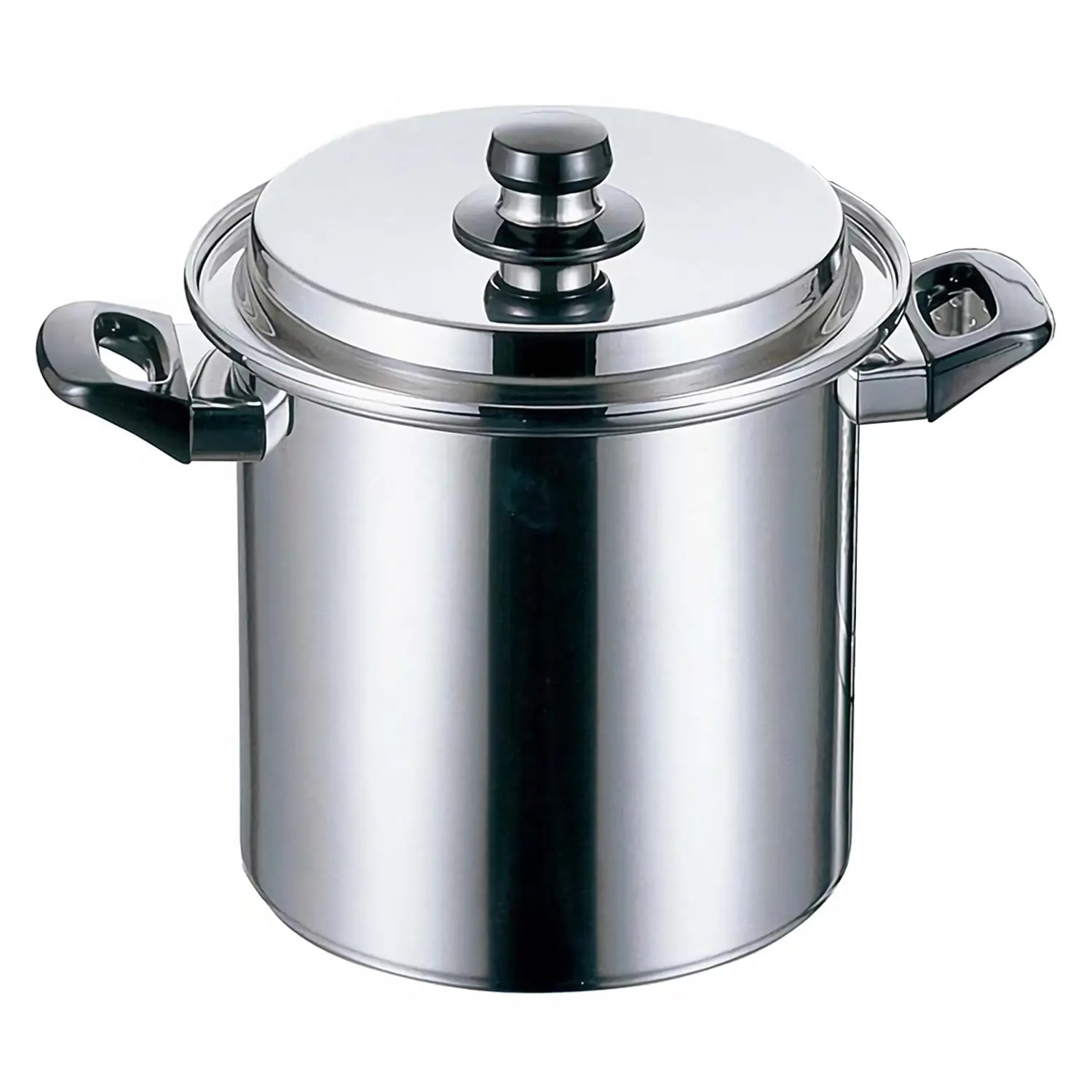 Fujinosu Electric Master Light Stainless Steel Pasta Pot with Lid - 8 Quart Large Capacity for Cooking Spaghetti, Macaroni & Noodles - Perfect for Home Kitchen, Restaurant & Camping Use