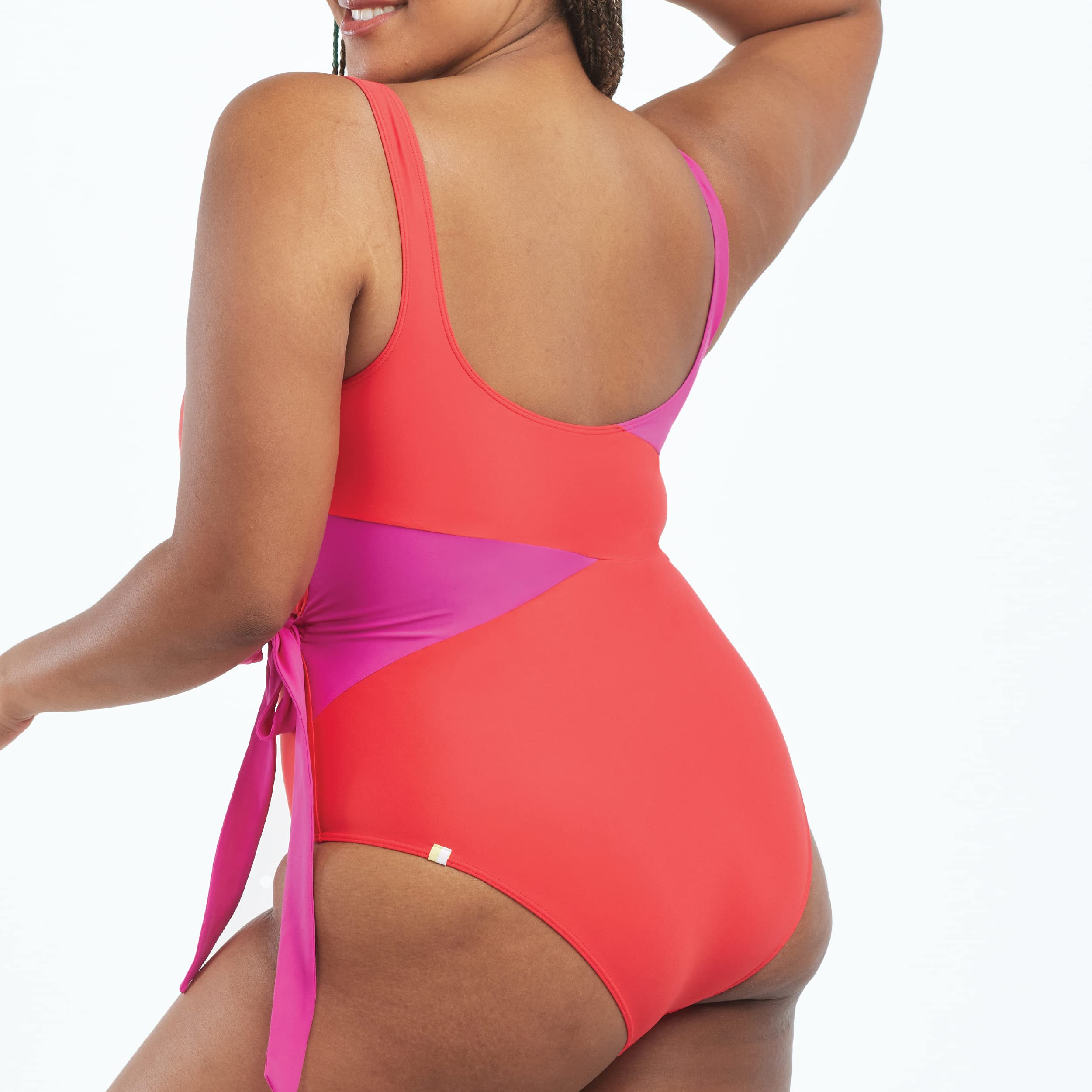 SUMMERSALT The Perfect Wrap One Piece Swimsuit - Women's Slimming Bathing Suit with Tummy Control | Beach, Pool & Vacation Wear
