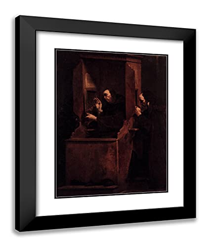 Black Modern Wood Frame with Double Matting