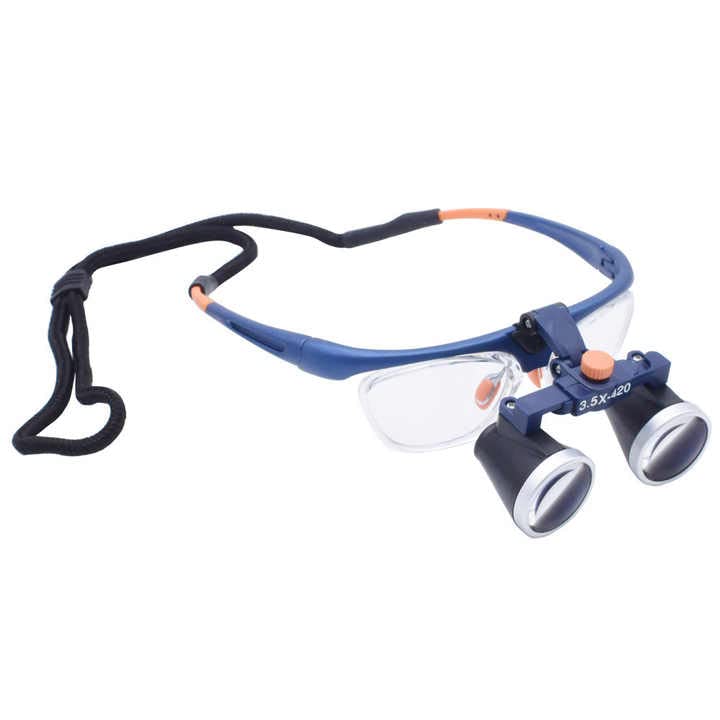 3.5X Binocular Loupes - Professional Medical Magnifying Glasses with 420mm Working Distance - Perfect for Dentists, Jewelers & Watch Repair (Ideal for Precision Work & Detailed Inspections)
