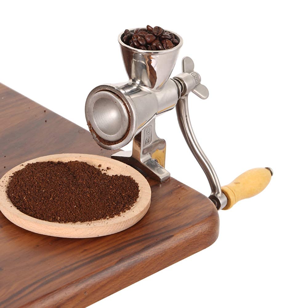Premium Manual Grain Grinder for Corn, Coffee Beans, Nuts & Flour - Hand Crank Mill for Fresh Ground Coffee, Baking & Homemade Meals - Perfect for Camping, Emergency Prep & Off-Grid Living