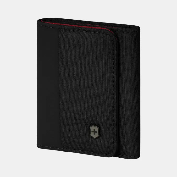 Victorinox Tri-Fold Travel Wallet - Slim RFID Blocking Leather Wallet for Men & Women - Perfect for Business, Travel & Everyday Use