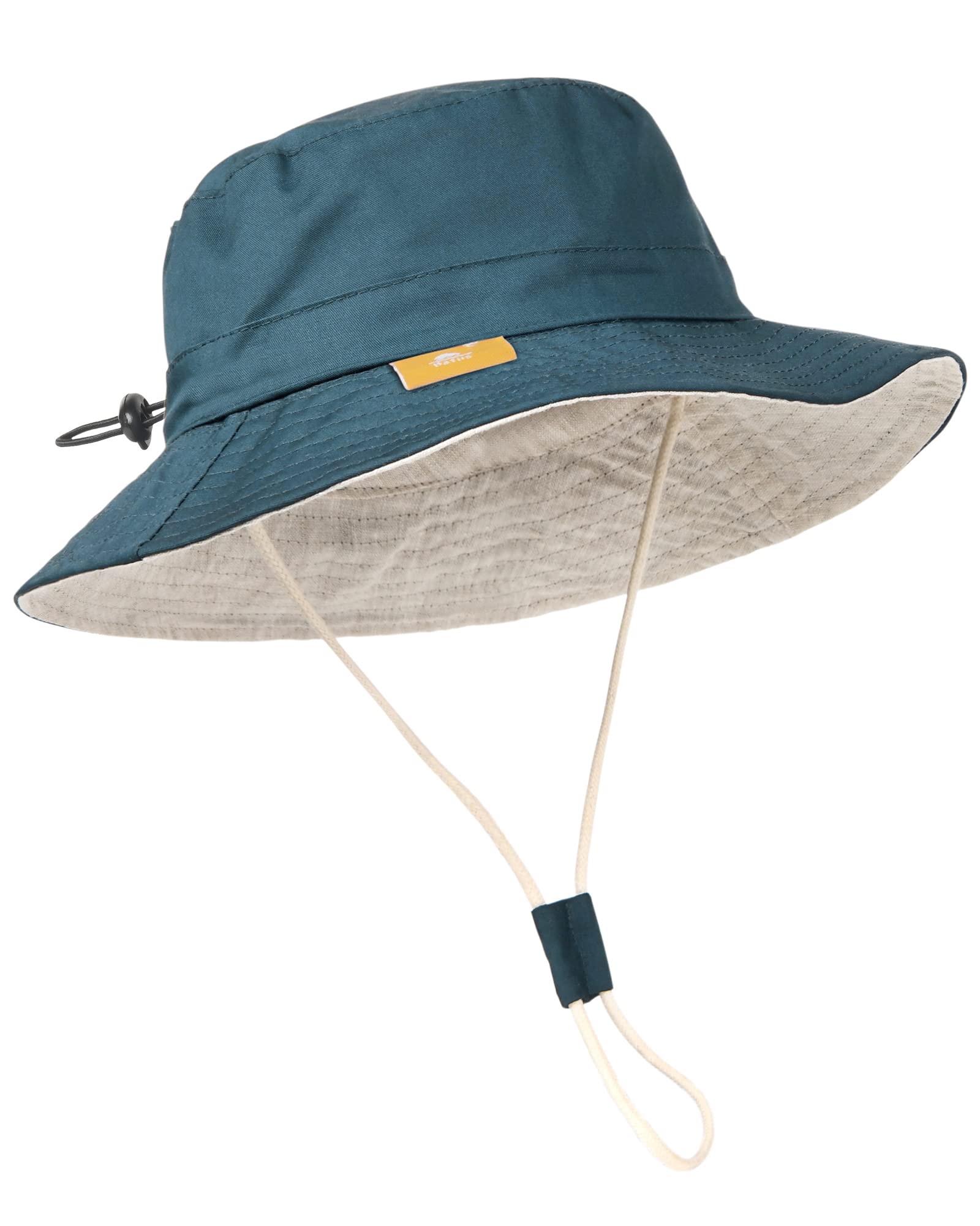 Baby Sun Hat for Boys & Girls - UPF 50+ UV Protection Summer Bucket Hat for Toddlers, Cotton Beach Hat for Kids - Perfect for Outdoor Play, Beach Trips & Pool Days