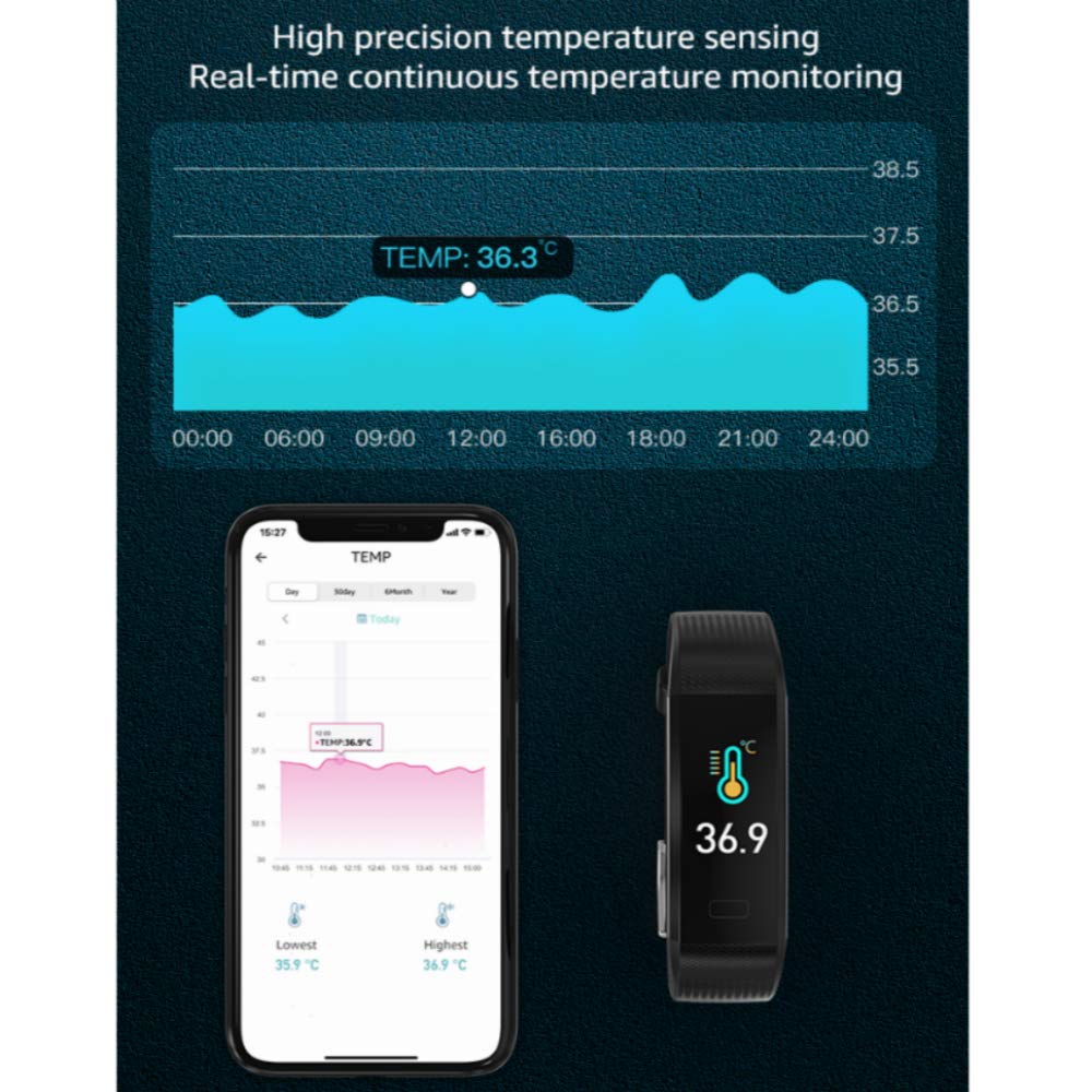 Smart Fitness Tracker with Heart Rate Monitor, Sleep Tracking & IP68 Waterproof - Activity Tracker Watch with Step Counter for Men & Women (Pink) | Perfect for Gym, Running & Daily Health Monitoring