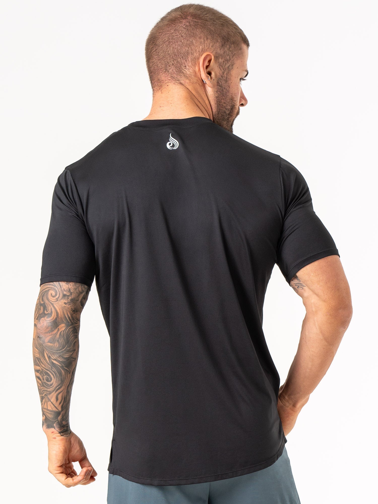 Energy T-Shirt for Men - Black Cotton Comfort Fit Tee - Perfect for Gym, Workout & Casual Wear