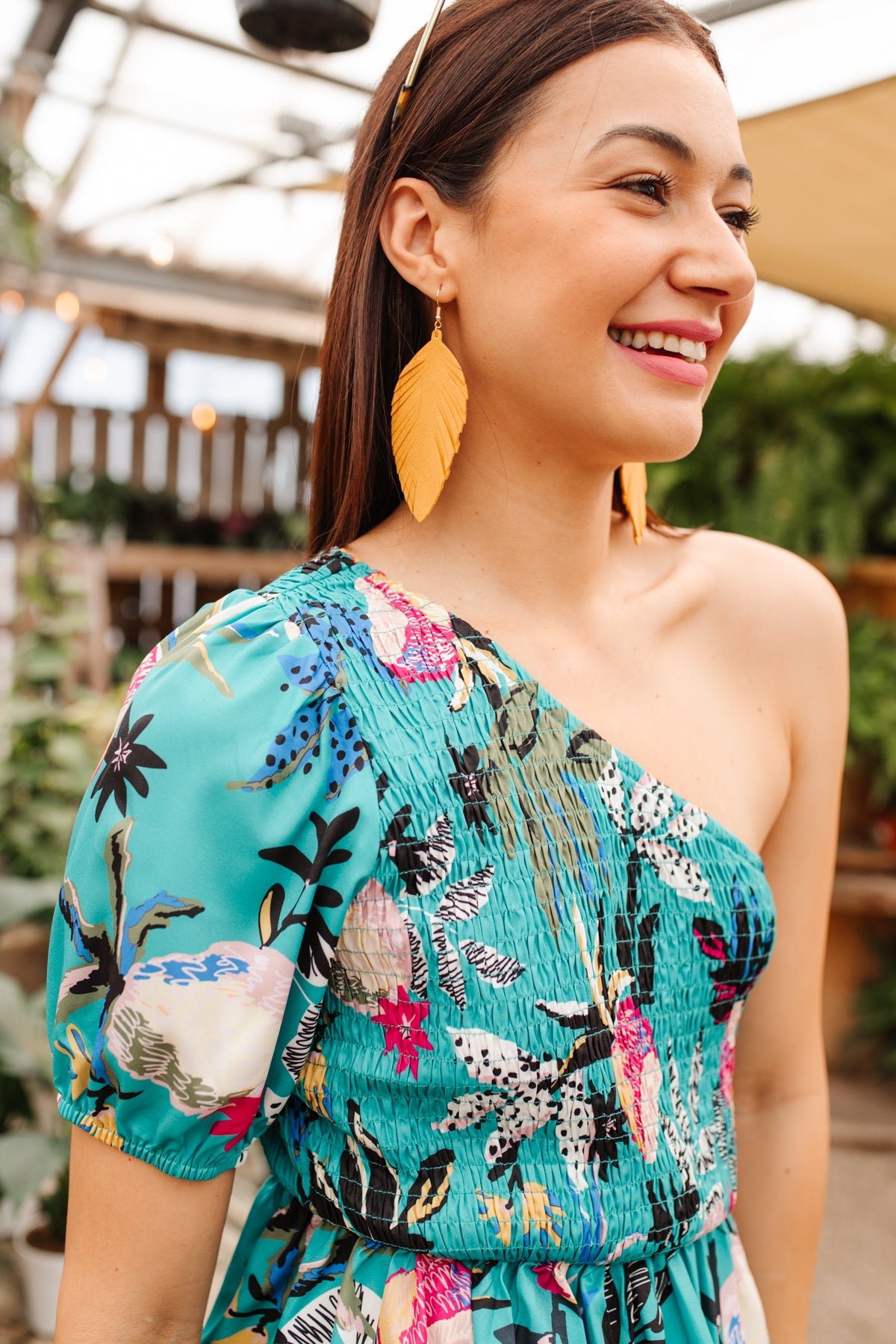 Emerald Green Day Trip Blouse for Women - Casual & Elegant Top for Travel, Office, and Weekend Outings
