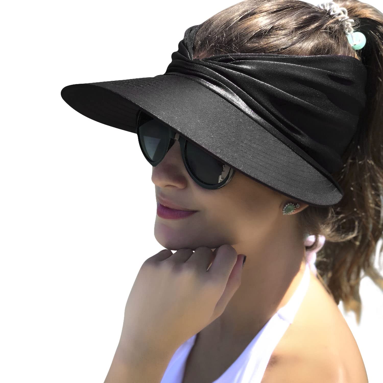 Women's Wide Brim Sun Hat with UV Protection for Beach, Golf, Hiking & Outdoor Sports - Perfect for Summer Adventures and Travel