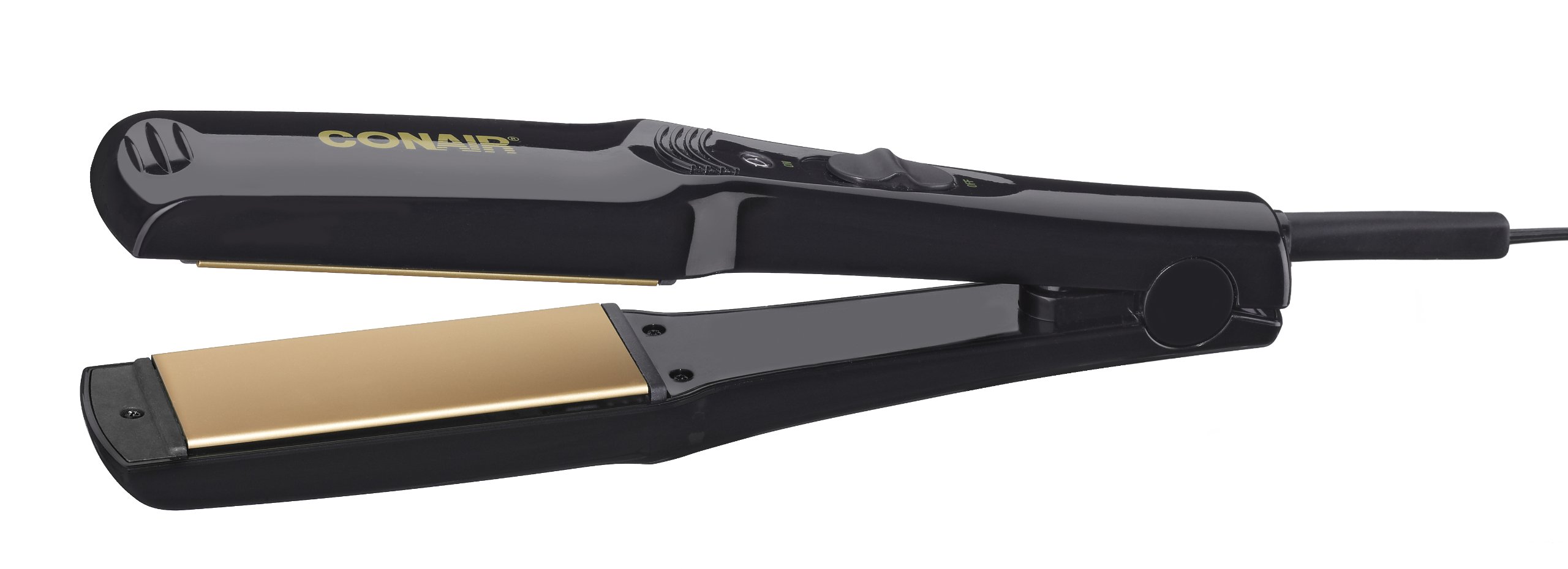 Conair Ceramic 1.5 Inch Flat Iron Hair Straightener for Smooth & Shiny Hair - Perfect for Home Use, Travel & Salon Styling