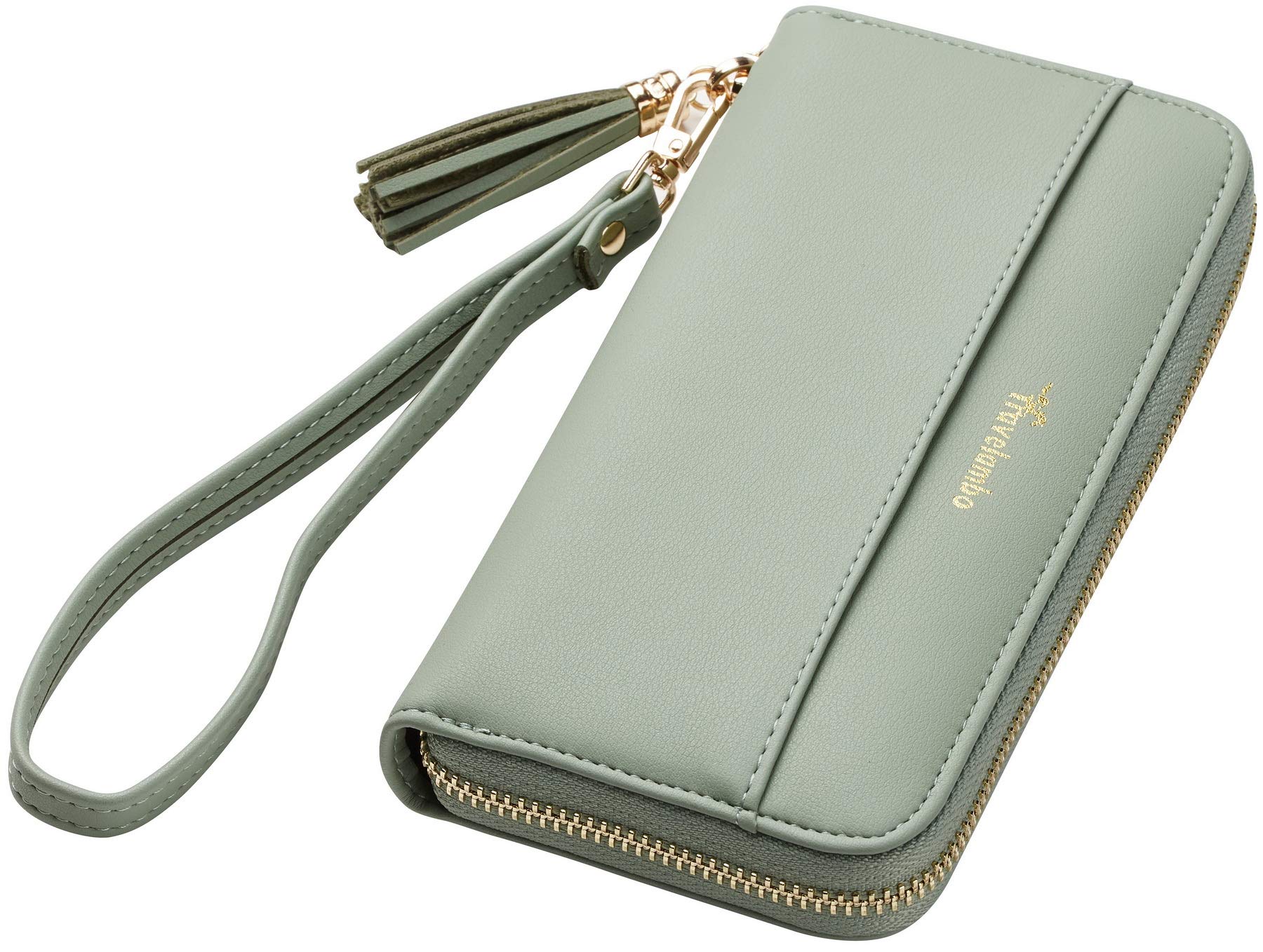 Travelambo Women's Wallet with Tassel - Slim Bifold Clutch Purse with Wrist Strap for Ladies | Perfect for Everyday Use, Travel & Special Occasions