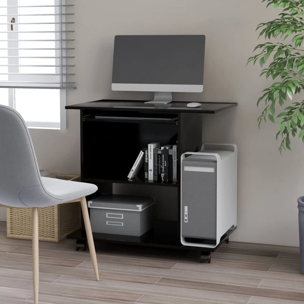 SKM Black Computer Desk 31.5