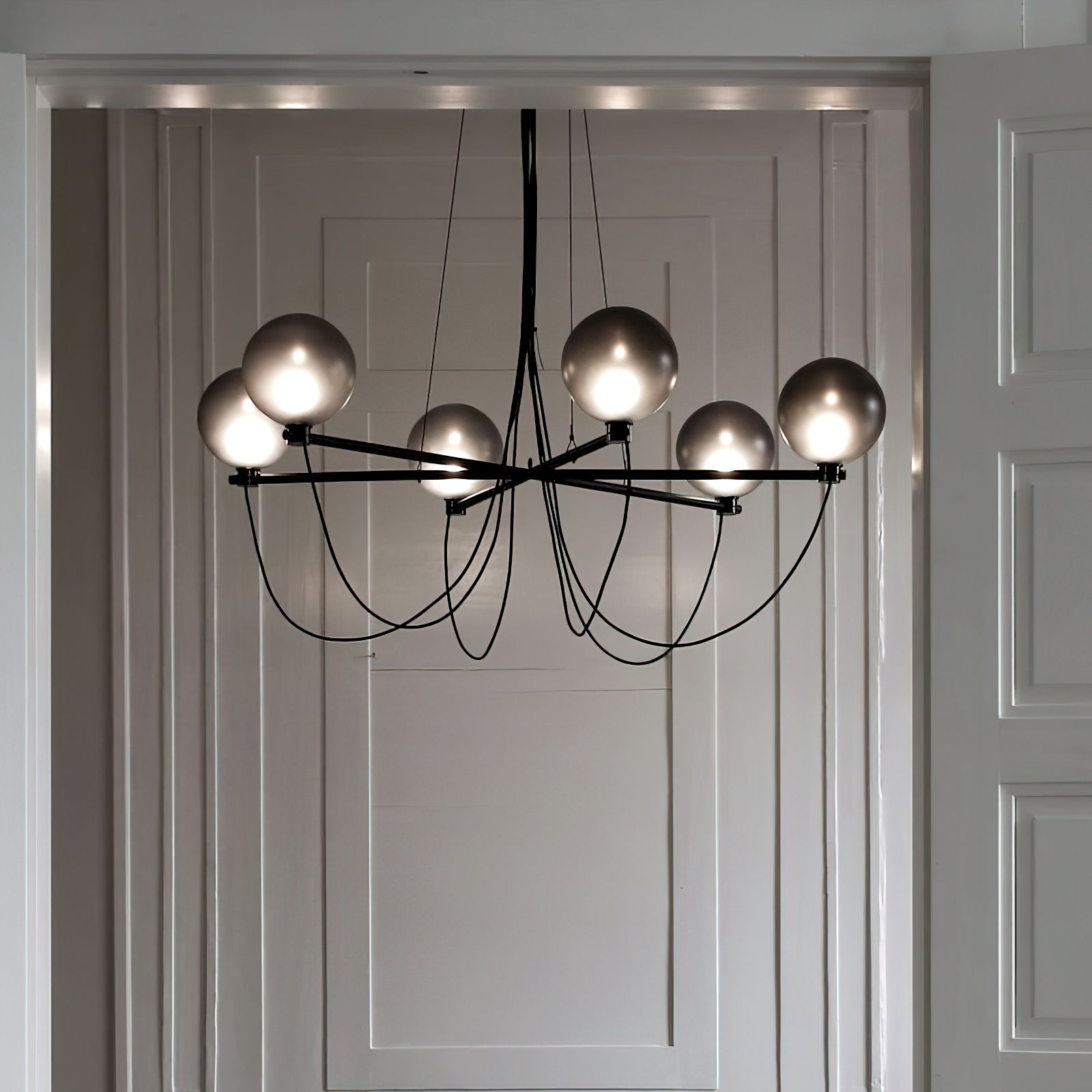 Bagnoregio Chandelier - Elegant Crystal Ceiling Light Fixture for Dining Room, Living Room & Bedroom Decor