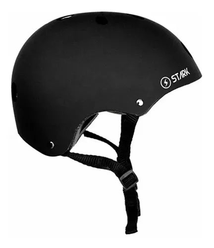 Stark Street Black Helmet for Adults - Motorcycle, Biking & Urban Safety Gear for Riders