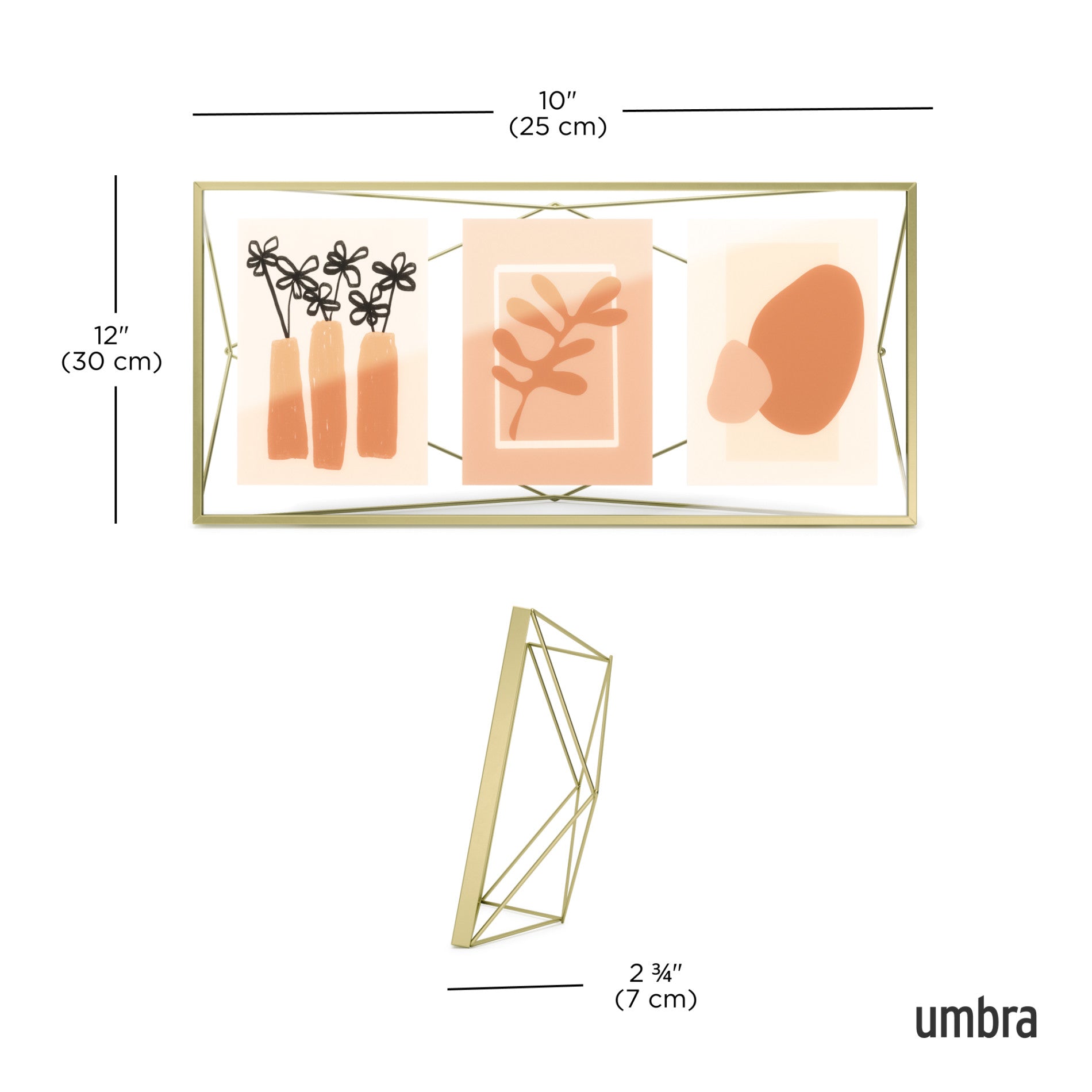 Prisma Picture Frame - Elegant Modern Photo Display for Wall & Tabletop - Perfect for Home Decor, Office, and Gift Giving