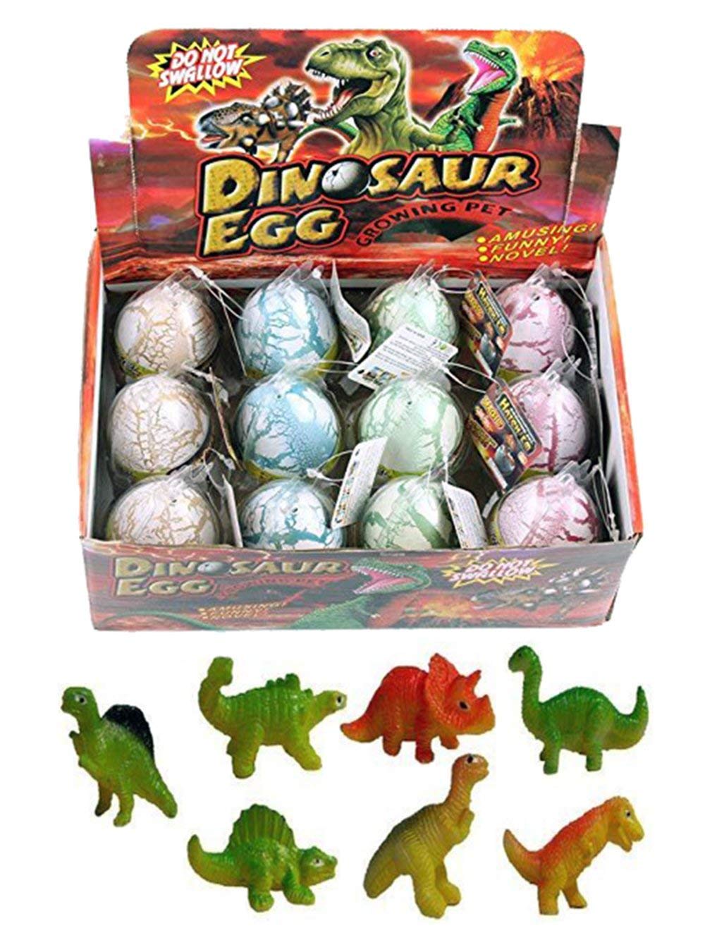 YKL World Magic Growing Dinosaur Eggs in Water - STEM Educational Dinosaur Egg Toys for Kids, Fun Science Experiment Kit, Birthday Party Favors & Classroom Rewards (Perfect for Science Projects, Party Giveaways & Learning Activities)