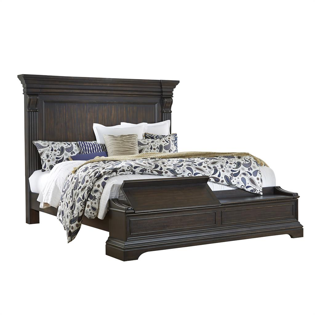 Caldwell Storage Bedroom Set - Queen Size Bed Frame with Drawers & Nightstand - Space Saving Bedroom Furniture for Small Rooms & Apartments