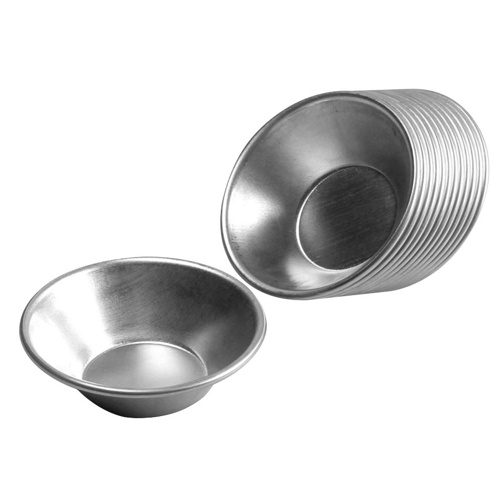 DOITOOL 25-Piece Non-Stick Aluminum Tart Pans - Mini Pie Baking Molds for Egg Tarts, Pastries & Desserts | Perfect for Home Baking, Party Treats & Holiday Cooking