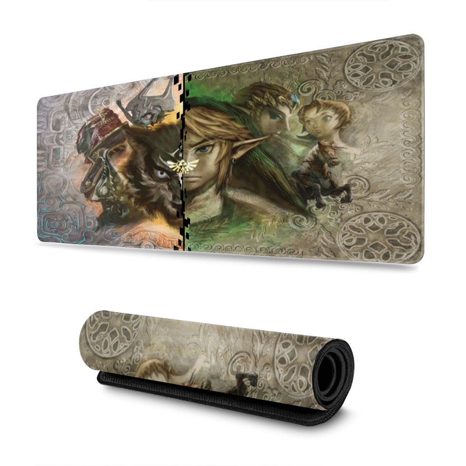 Large 3D Gaming Mouse Pad (30x80cm) - Non-Slip RGB Mouse Mat for PC, Laptop & Computer Gamers - Perfect for Esports, FPS, MOBA & Office Work