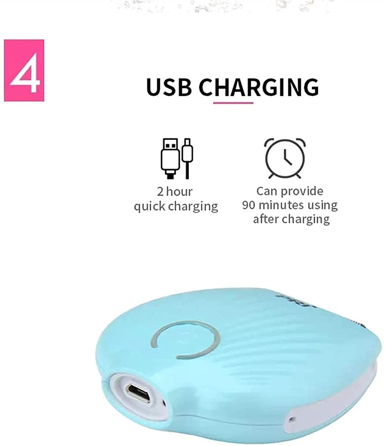 Electric Hair Remover for Women - Painless Epilator for Face, Legs, Armpits, Arms & Bikini Line - Wet & Dry Cordless USB Rechargeable Epilation Device (Blue) - Perfect for Travel, Gym & Home Hair Removal
