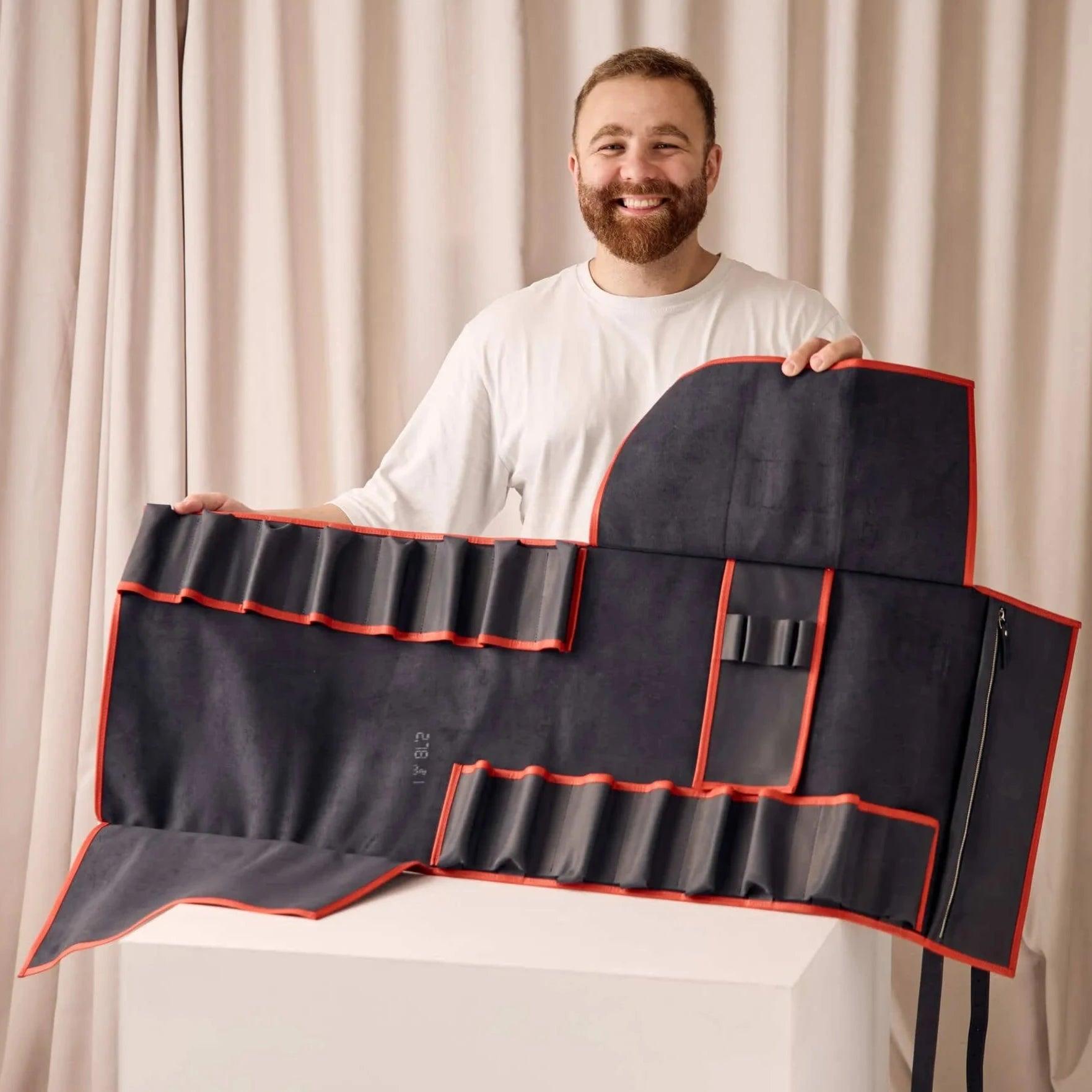 Professional Chef Knife Roll Bag - Durable & Waterproof Knife Case for Chefs, Culinary Students - Perfect for Kitchen, Cooking Classes, Travel & Storage