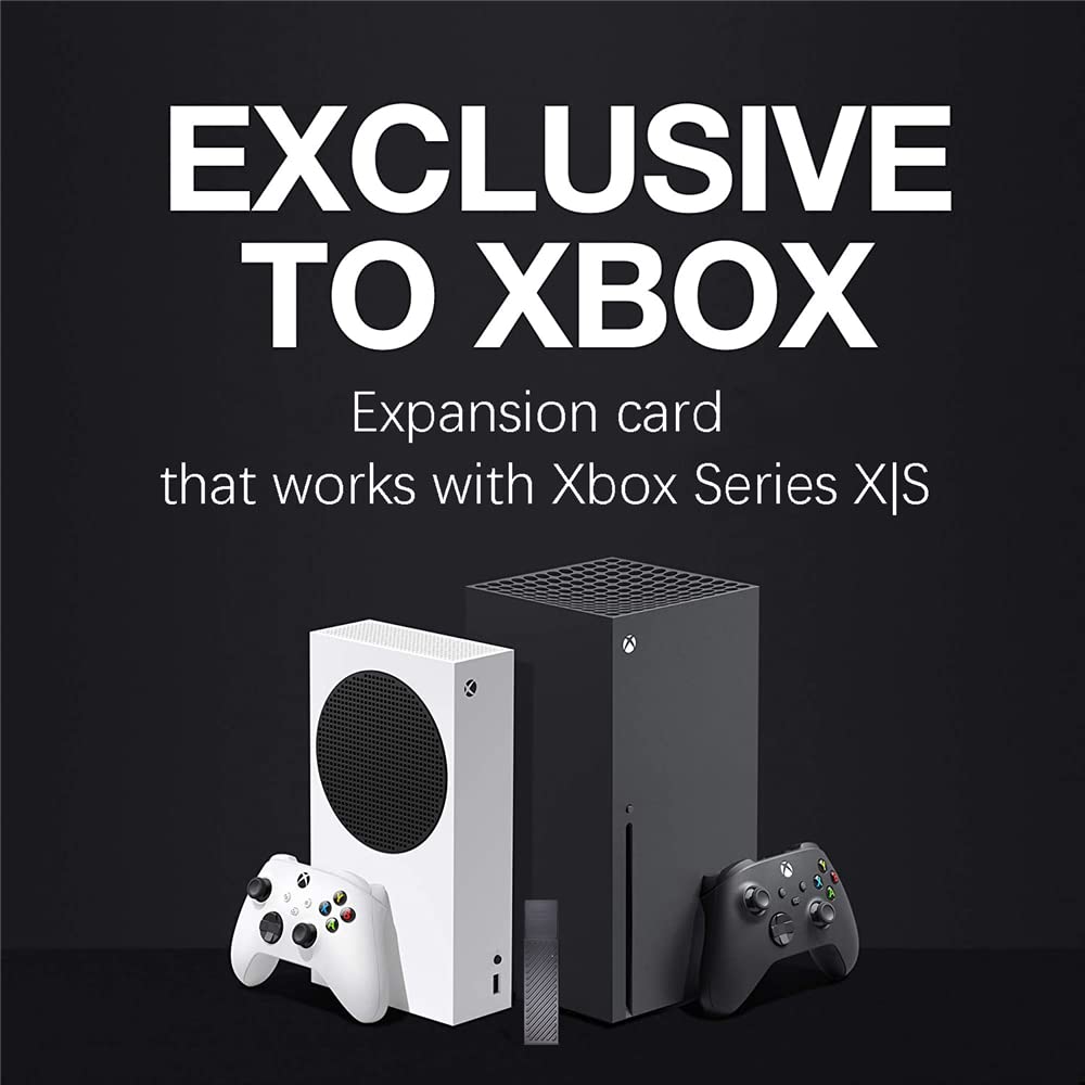 Xbox Series X & S 1TB/2TB NVMe SSD Storage Expansion Card - High-Speed Solid State Drive for Gaming (Black, 1TB) - Upgrade Your Console Storage for Faster Load Times & More Games