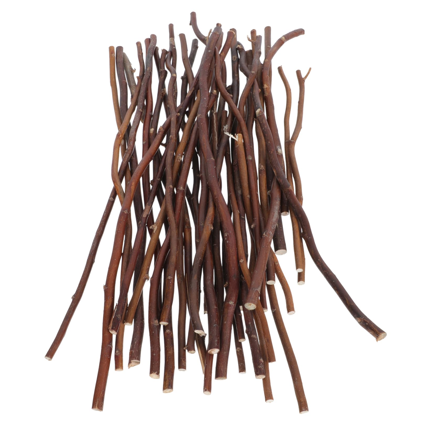 COHEALI 40pcs Natural Wooden Craft Sticks for DIY Projects, Tree Branch Twigs for Home Decor, Coffee Stirrers, and Art Modeling - Perfect for Scrapbooking, Wedding Decor, and Coffee Shop Use