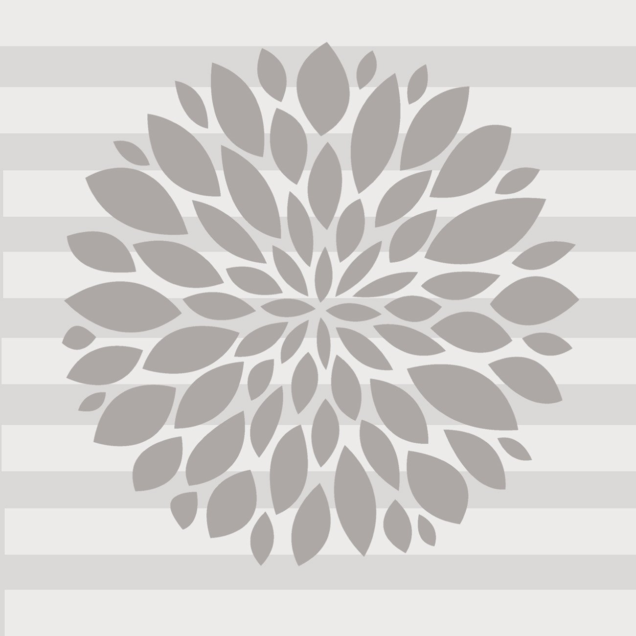Grey Flower Sweet Potato Wall Decal - Removable Vinyl Sticker for Home, Nursery & Office Decor - Perfect for Bedroom, Living Room & Kids Room Wall Art