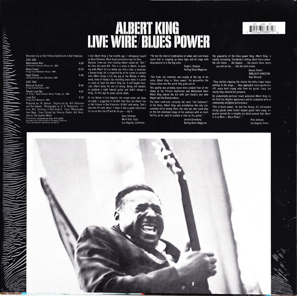 Albert King - Live Wire / Blues Power Vinyl LP Album Reissue (VG+ Condition) - Perfect for Blues Music Collectors & Audiophiles