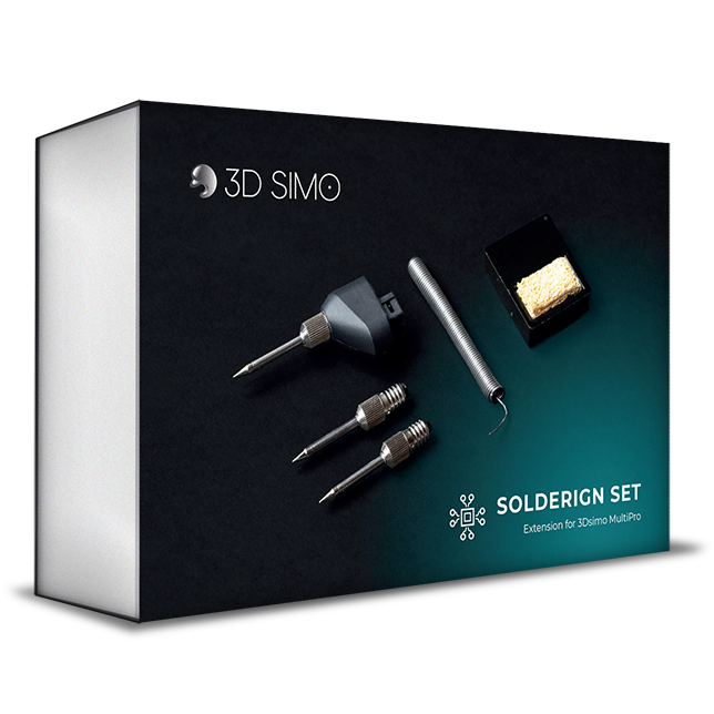 3DSIMO MULTIPRO Soldering Iron Kit - Professional Soldering Tool Set for Electronics Repair, DIY Projects, and Hobbyists | Perfect for Circuit Boards, Jewelry Making, and Home Repairs
