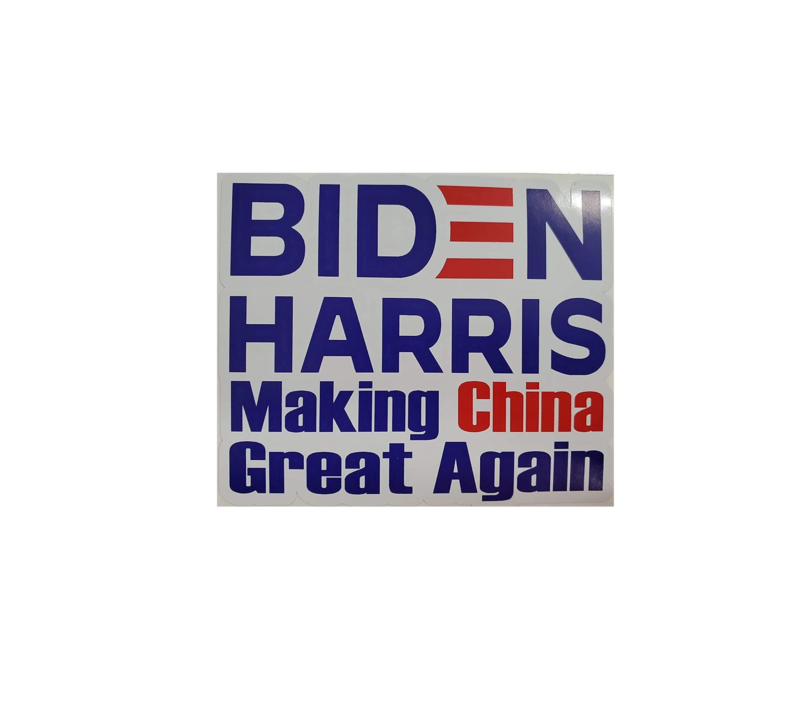 FJB Making China Great Again Vinyl Decal Sticker - Patriotic 2nd Amendment American Flag Design for Cars, Trucks, Vans, Walls & Laptops - Perfect for Conservative Enthusiasts & Political Supporters