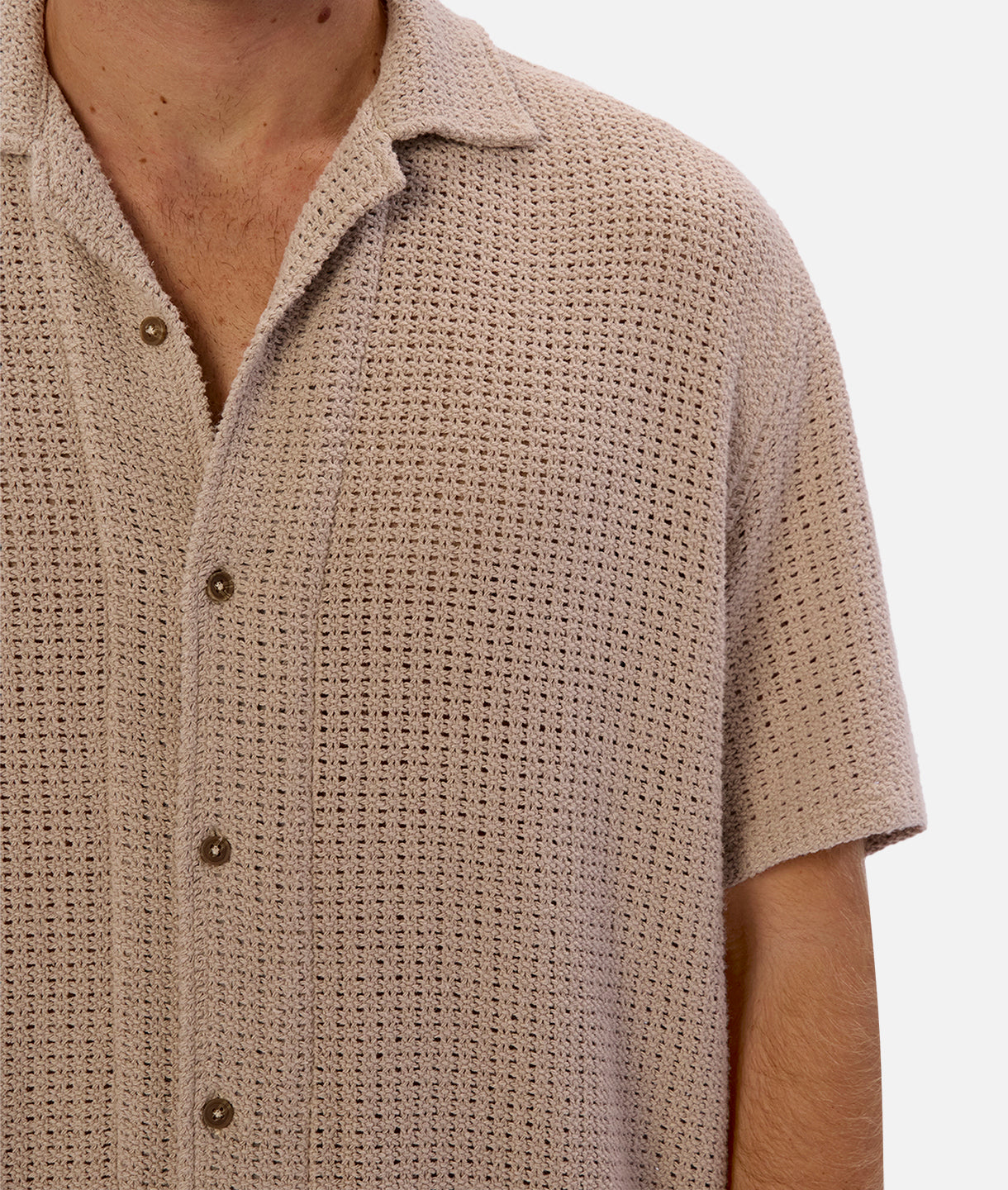 Egnazia Short Sleeve Shirt with Rope Detail - Casual Summer Tops for Men & Women - Perfect for Beach Outings, Vacation Wear and Everyday Fashion