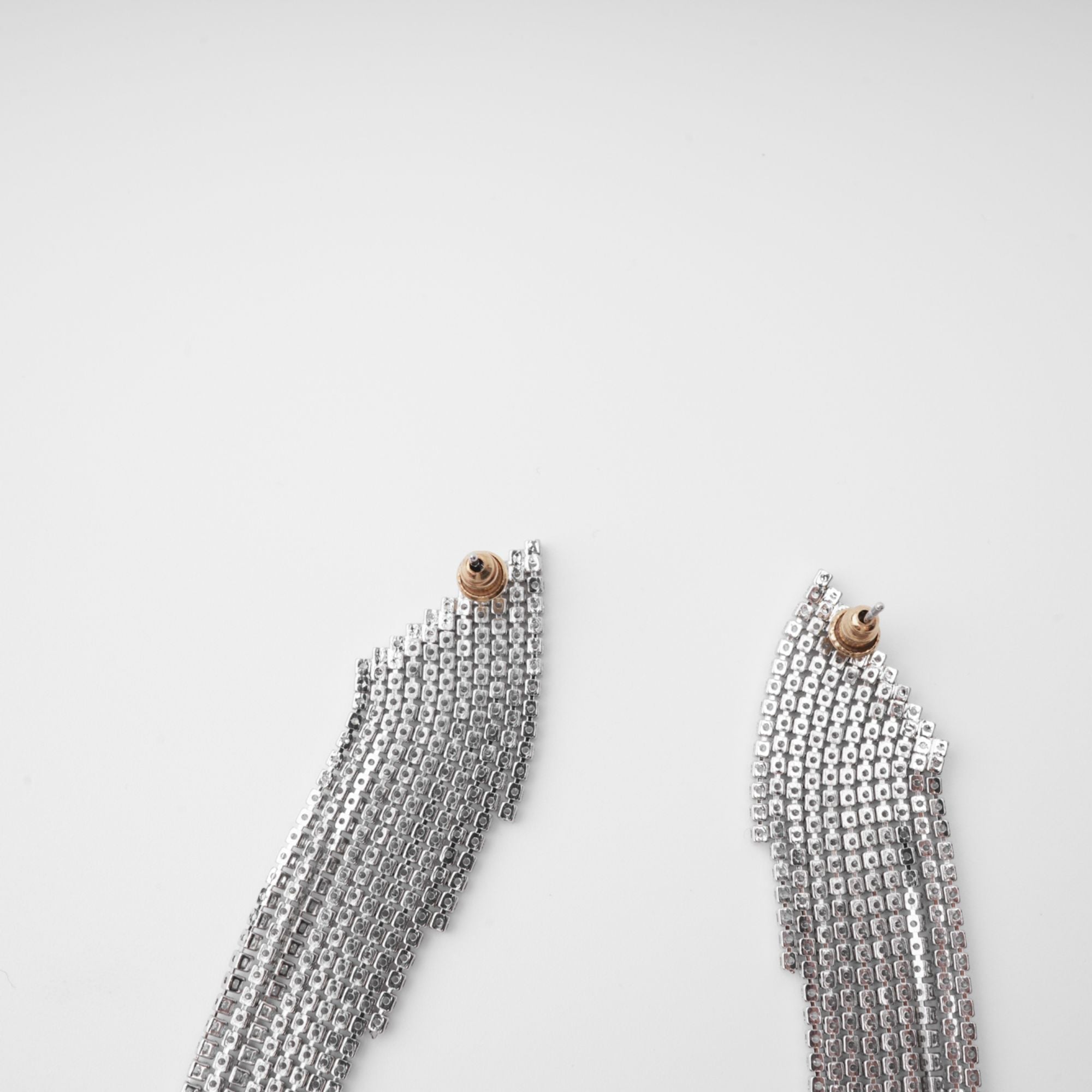 Amaris Silver Tassel Earrings for Women - Elegant Dangle Drop Jewelry Gift - Perfect for Parties, Weddings & Special Occasions