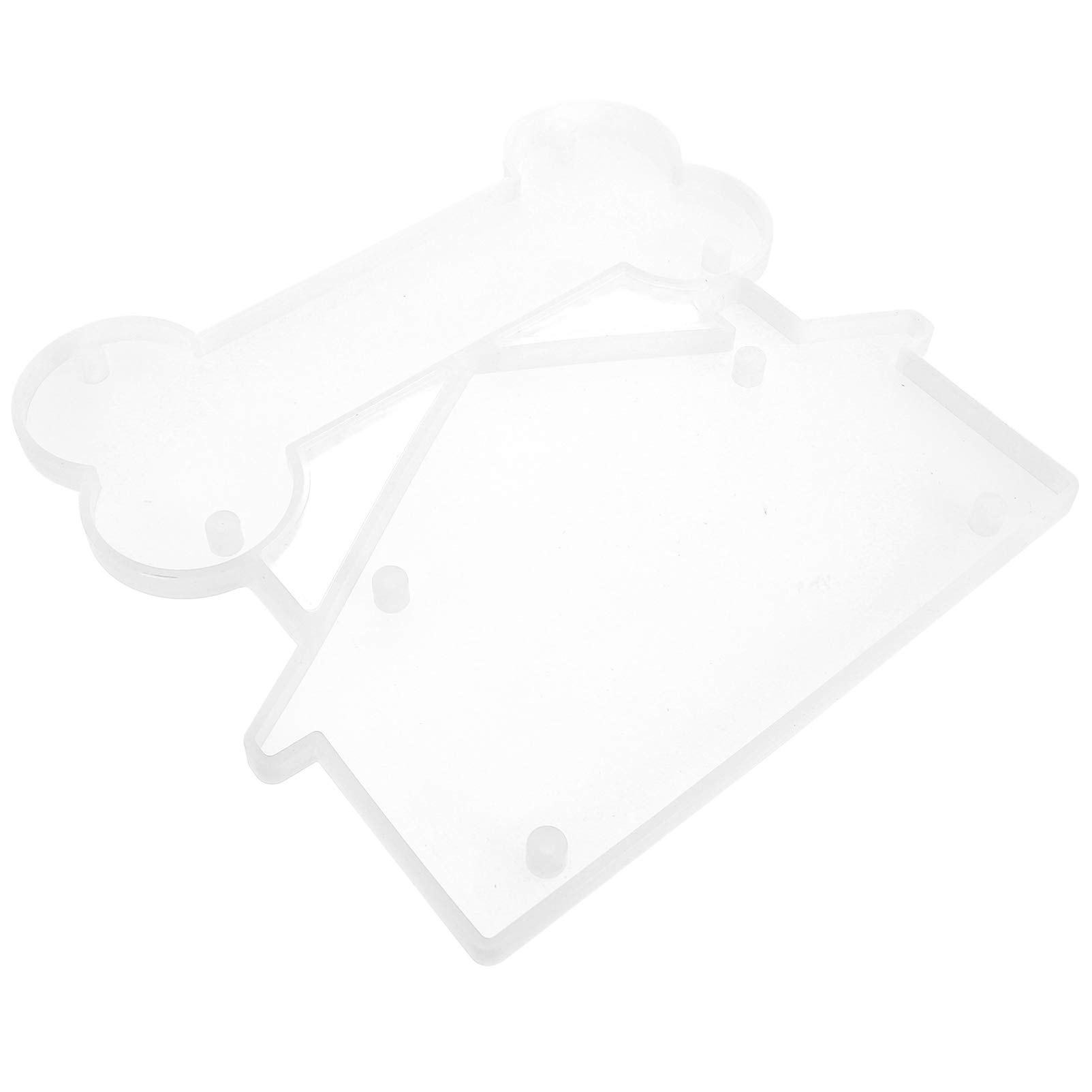 DOITOOL Silicone Resin Door Plate Molds - DIY Home Door Hanging Sign Decoration for Crafts, Muffin, Pudding, Candle, Soap, Clay & Wax - Perfect for Garden, Front Door Decor and Handmade Gifts