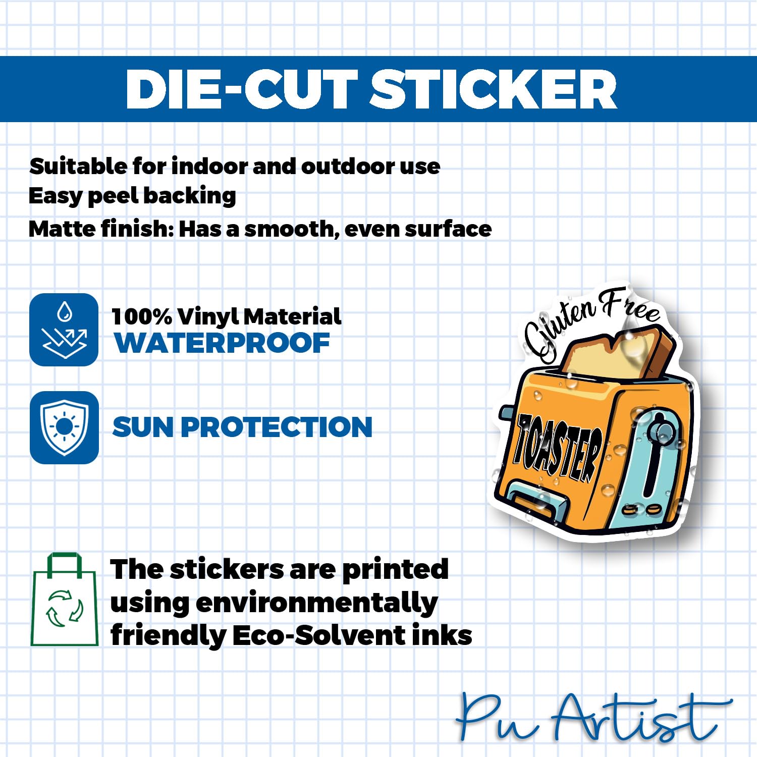 Gluten Free Toaster Stickers for Celiac Disease - Safe Non-Toxic Kitchen Labels for Shared Appliances - Perfect for Gluten-Free Diet & Coeliac Awareness (6-Pack) - Use in Kitchens, Offices, Dorms to Prevent Cross-Contamination