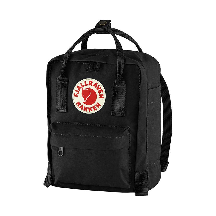 Fjallraven Kanken Mini Backpack - Lightweight 220g Water-Resistant Daypack for School, Travel & Hiking | Classic Black Design for Men & Women | Perfect for Commuting, Campus & Outdoor Adventures