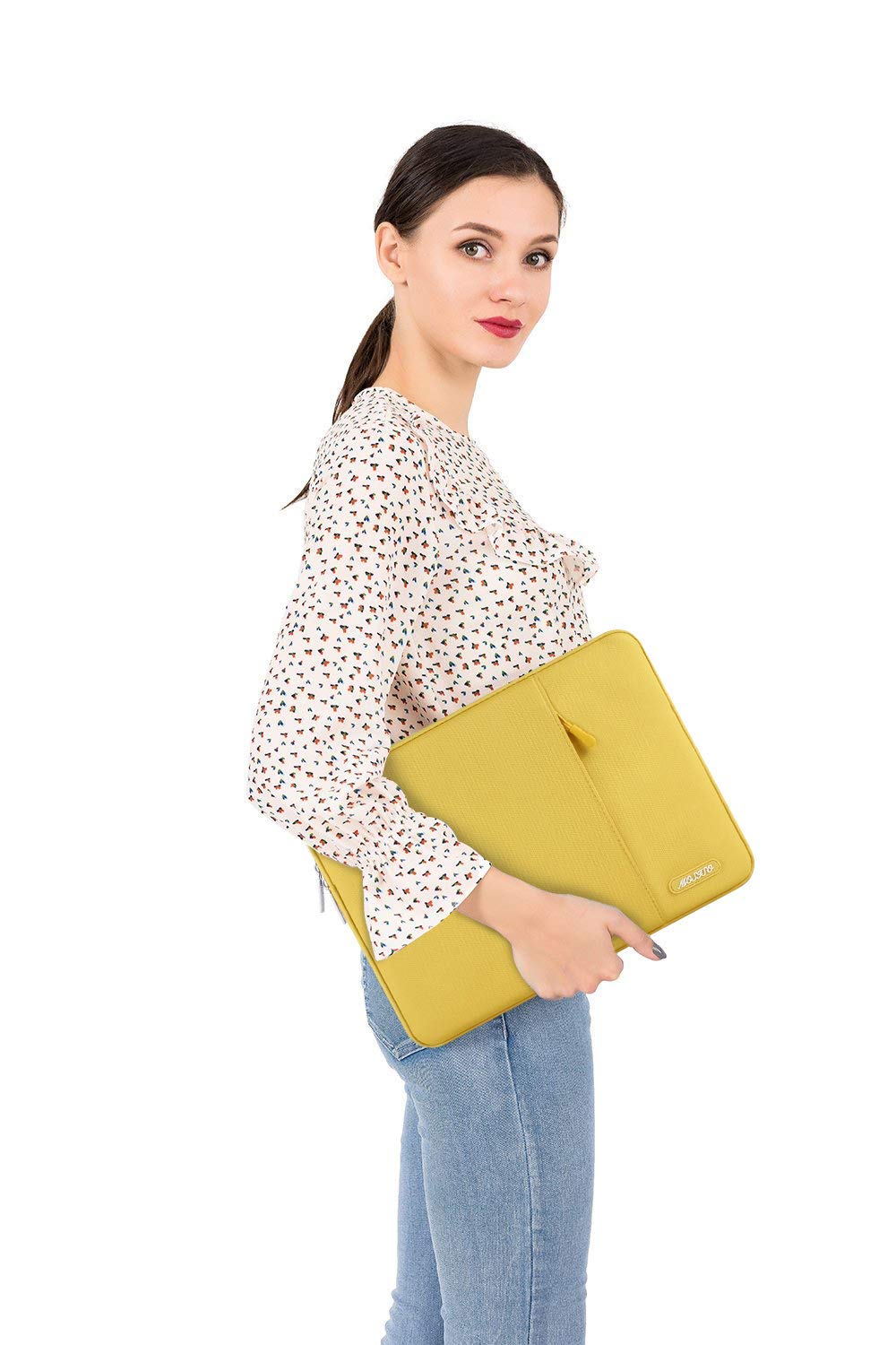 Premium MOSISO Laptop Sleeve for MacBook Air/Pro 13-14 Inch | Protective Vertical Case with Pocket | Compatible with MacBook Pro 14