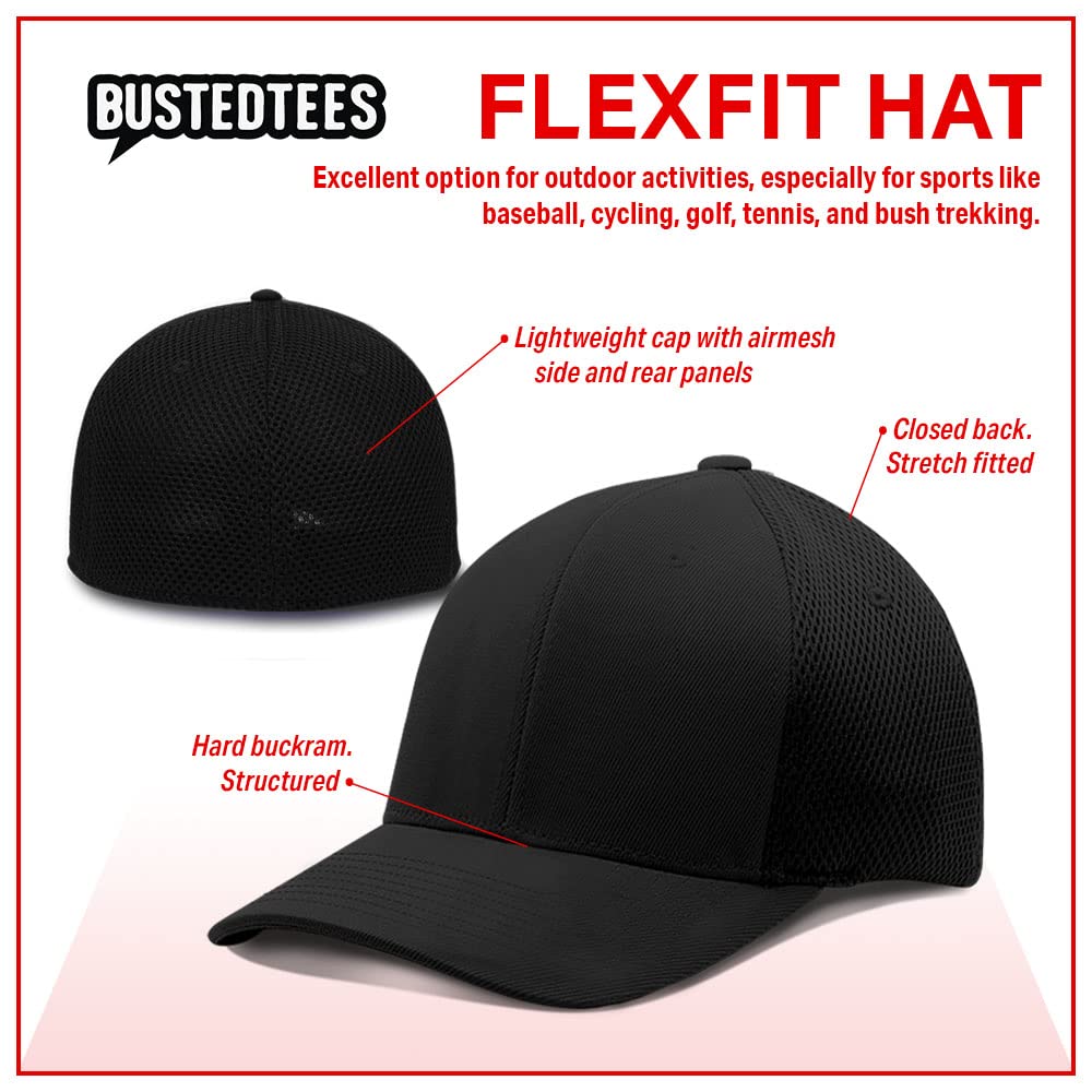CryptoFitted Flexfit Hats - Unisex Bitcoin Baseball Cap with Ultrafibre Breathable Mesh for Men & Women | Perfect for Casual Wear, Outdoor Activities & Crypto Enthusiasts