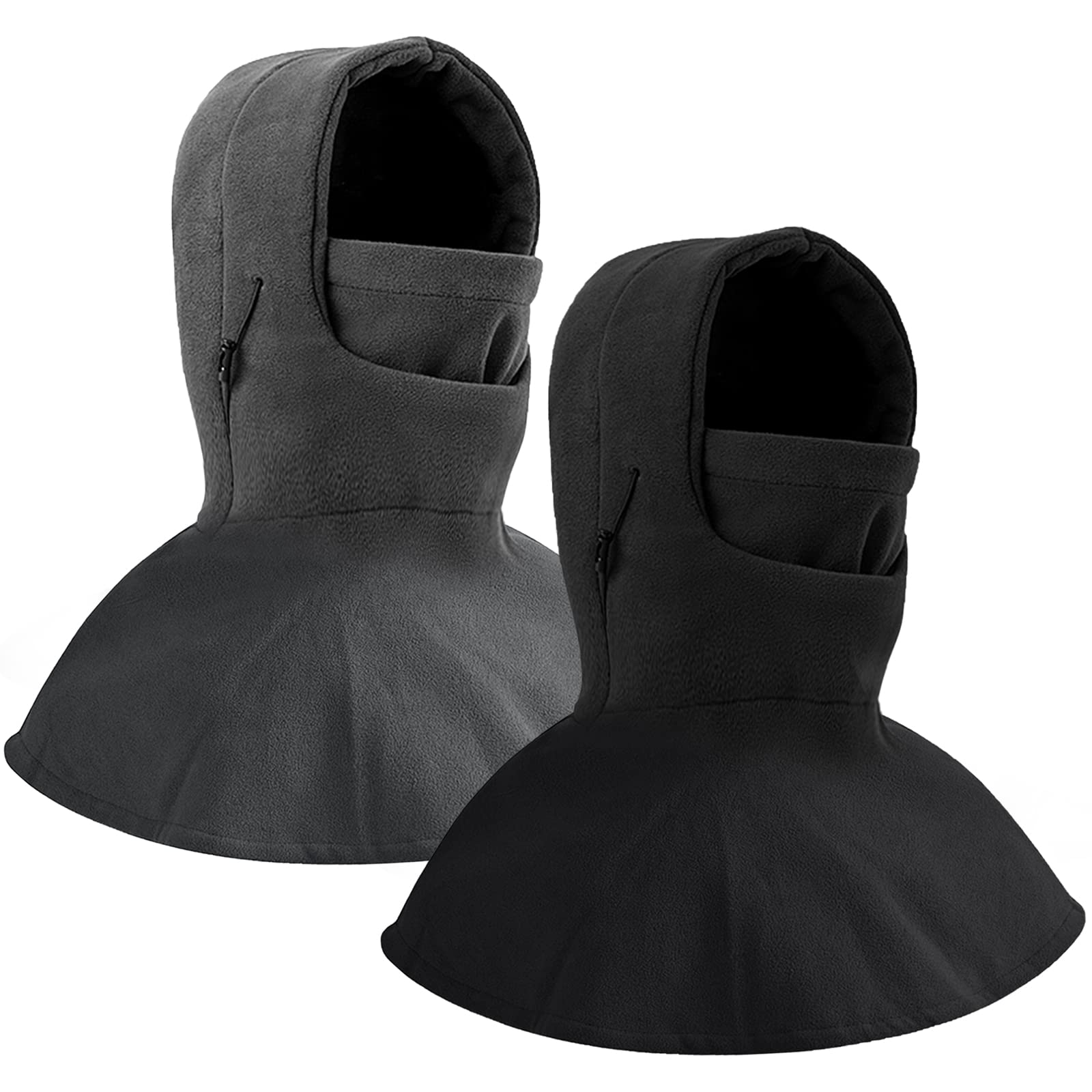 2 Pack Thermal Balaclava Ski Mask for Men & Women - Winter Full Face Cover for Skiing, Snowboarding, Motorcycle Riding - Cold Weather Protection for Outdoor Sports & Activities