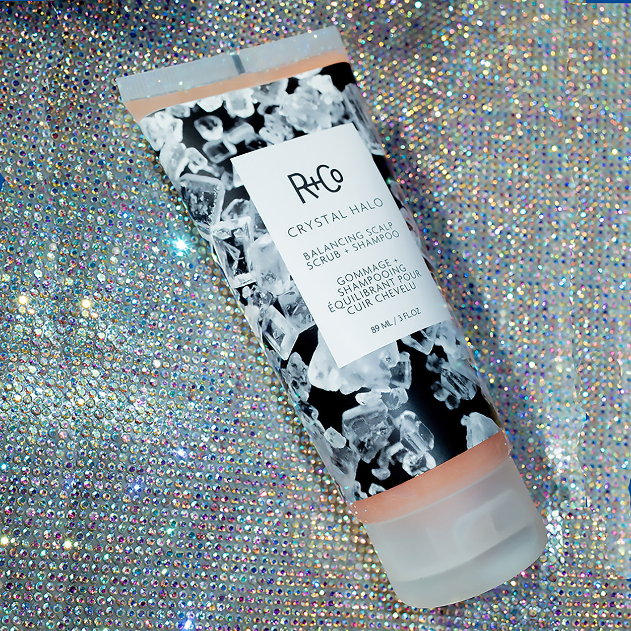 Crystal Halo Balancing Scalp Scrub & Shampoo - Exfoliating & Cleansing for Healthy Hair | Perfect for Dry, Itchy Scalp & Dandruff Relief