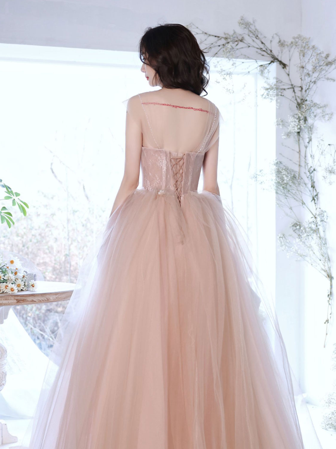 Elegant A-Line Off Shoulder Pink Long Prom Dress with Beading Lace - Perfect for Graduation, Homecoming & Special Occasions